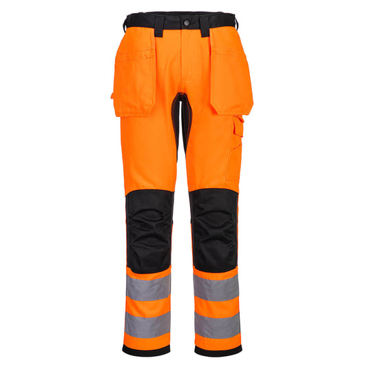 CD889OBR - WX2 Eco High Visibility Detachable Holster Pocket Trousers