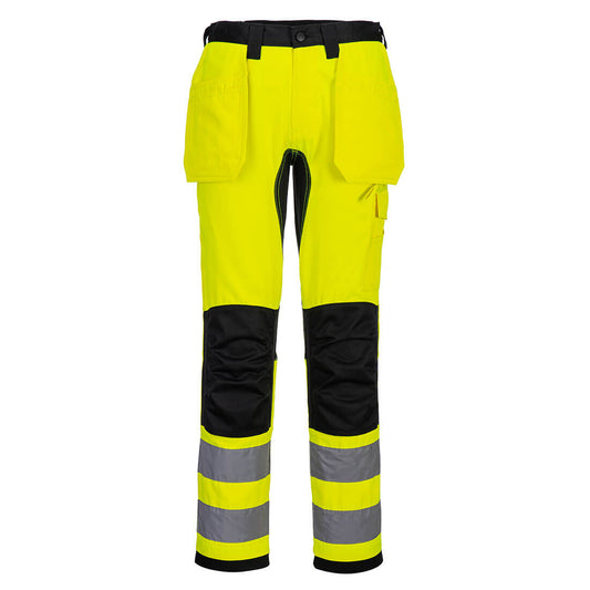 CD889YBR - WX2 Eco High Visibility Detachable Holster Pocket Trousers