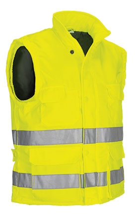 Gilet imbottito ad alta visibilità Anchorage