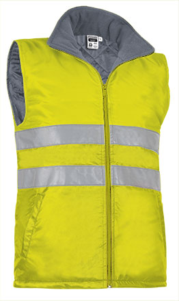 Gilet imbottito ad alta visibilità Highway