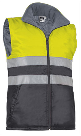 Gilet imbottito ad alta visibilità Highway