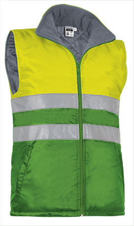 Gilet imbottito ad alta visibilità Highway