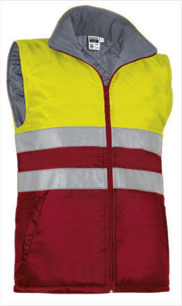 Gilet imbottito ad alta visibilità Highway