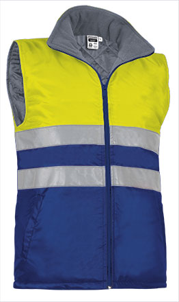 Gilet imbottito ad alta visibilità Highway