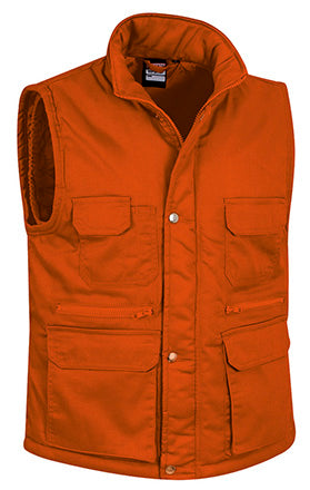 Gilet da lavoro multitasche imbottito Reporter