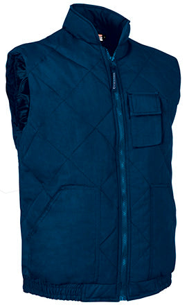 Gilet da lavoro imbottito con cuciture a diamante Worker