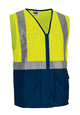 Gilet catarifrangente leggero con porta-identificatore e taschini Wulik