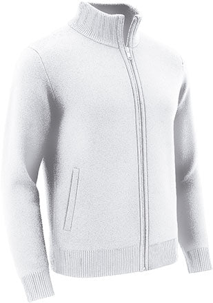 Cardigan con zip intera Carlo