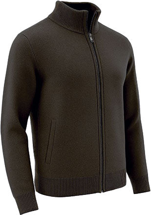 Cardigan con zip intera Carlo