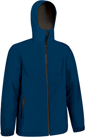 Giacca impermeabile con cappuccio e collo alto Darion