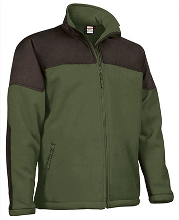 Giacca pile softshell rinforzata bicolore Makalu