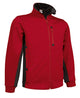 Giacca softshell con tre tasche e design bicolore Peak