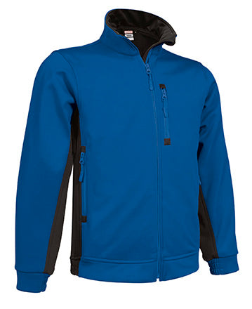 Giacca softshell con tre tasche e design bicolore Peak