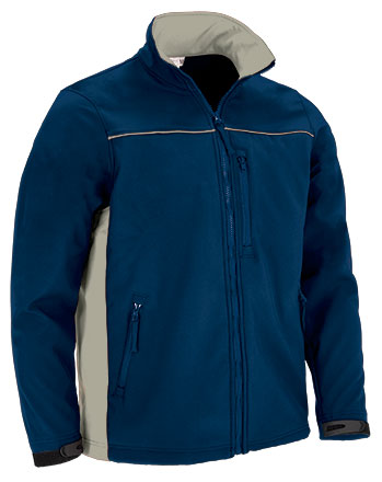 Giacca softshell bicolore con tre tasche Thunder