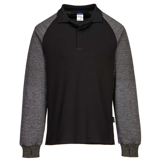 CR15BKR - Polo con mangas resistentes a cortes