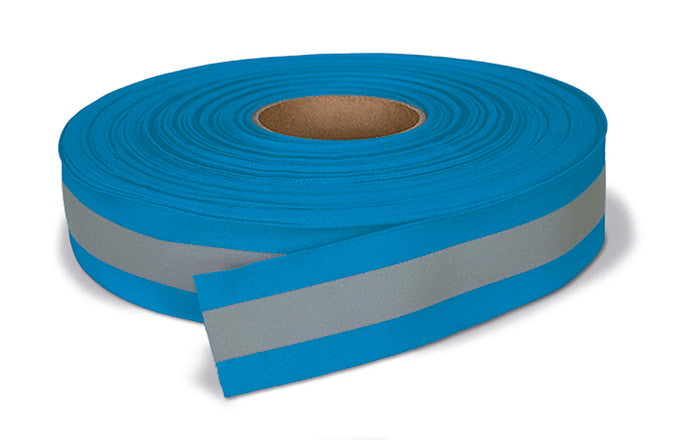 Banda catarifrangente textile bicolore da cucire Amber