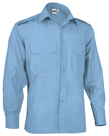 Camicia manica lunga con spallacci e due tasche Vigilant
