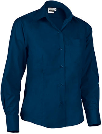 Camicia da donna con manica lunga e taschino Star