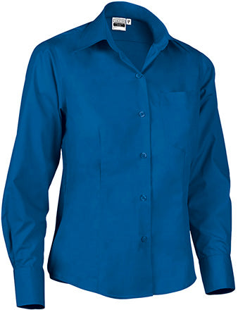 Camicia da donna con manica lunga e taschino Star