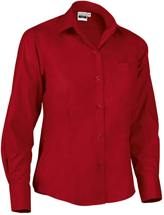 Camicia da donna con manica lunga e taschino Star