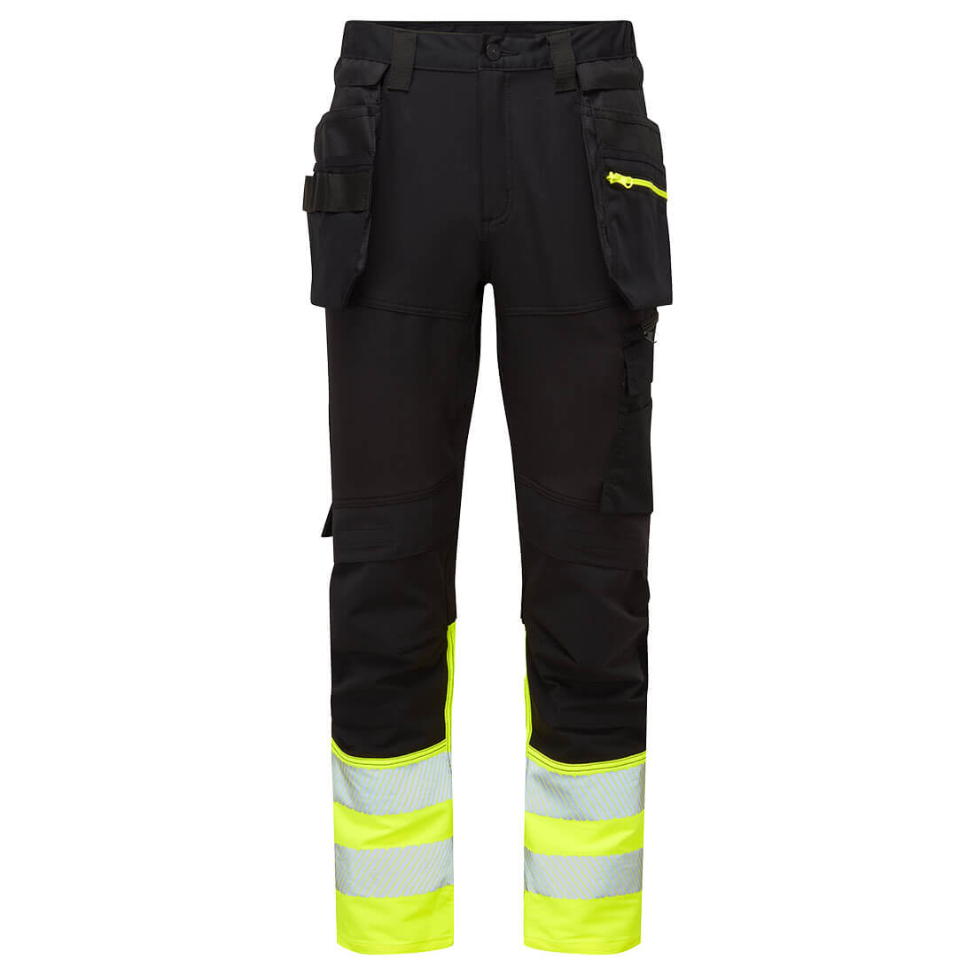 DX457YBR - Pantalón DX4 Craft alta visibilidad clase 1 con bolsillos tipo Holster desmontables
