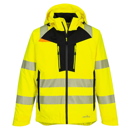 DX462YER - High visibility DX4 rain jacket