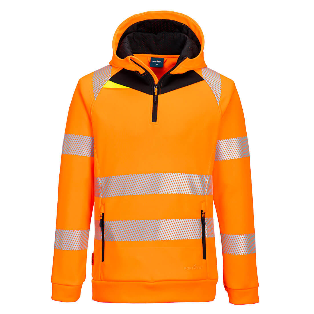 DX482OBR - DX4 Hi-Vis 1/4 Zip Hoodie