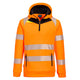DX482OBR - DX4 Hi-Vis 1/4 Zip Hoodie