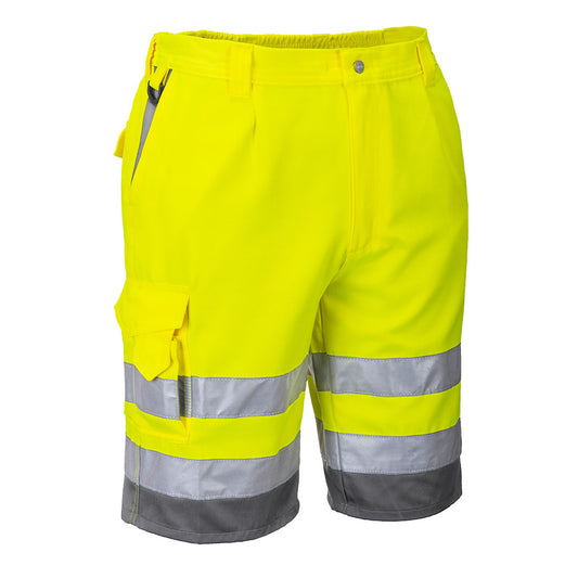 E043YGY - Hi-Vis Polyester-cotton Bermuda shorts