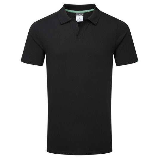 EC210BKR - Polo shirt in recyclable organic cotton