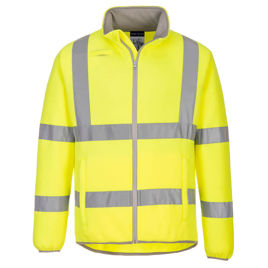 EC70YER - Chaqueta polar ecológica de alta visibilidad