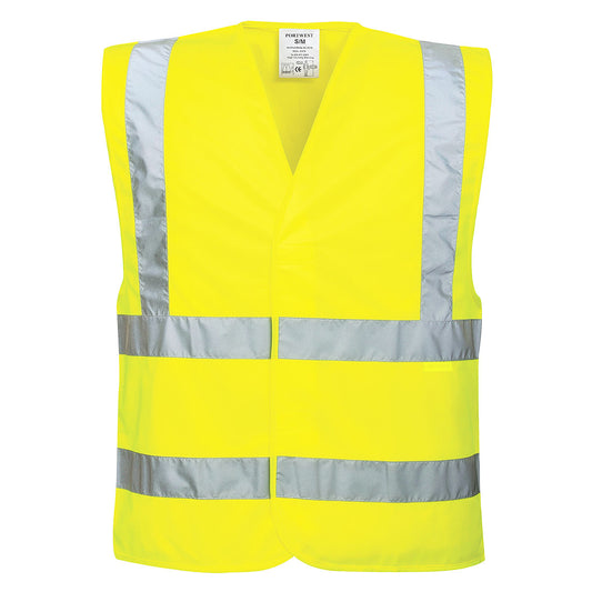 EC76YER - Chaleco Eco de Alta Visibilidad (Pack de 10)
