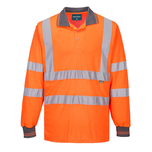 ES277ORR - ES1 Essential HV PoloShirt L/S