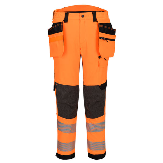 EV448OBR - EV4 Class 2 Hi-Vis Stretch Trousers with detachable Holster pockets