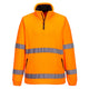 F302ORR - Polaire haute visibilité demi-zip