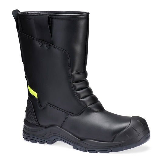 FD07BKR - Stivale invernale in pelle e acciaio S3L SC HRO CI SR