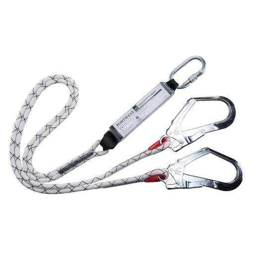 FP55WHR - Double sheathed lanyard with absorber