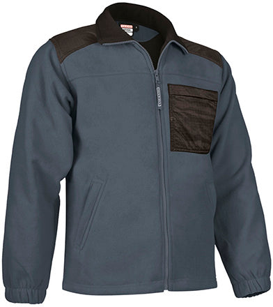 Giacca in pile rinforzata con design bicolore Nevada