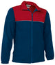 Giacca pile con due tasche e design tricolore Pacific