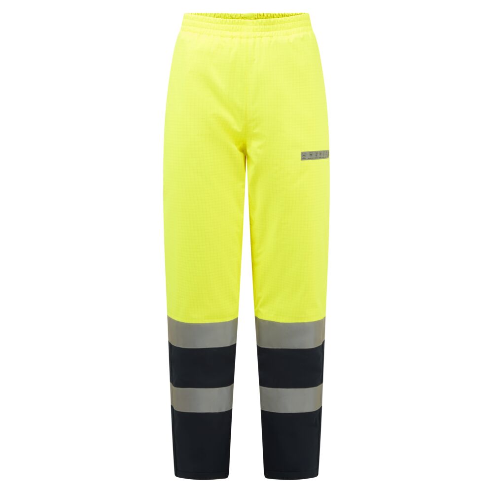 FR434YNR - Bizflame Rain+ Hi-Vis Multi-Norma contrasting winter trousers
