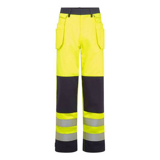 FR440YNR - Bizflame Work Pantalones con funda FR en contraste de alta visibilidad