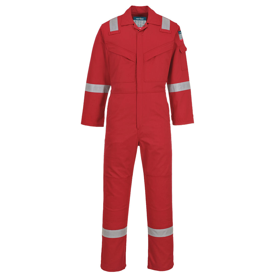 FR50RET - Full flame-retardant and anti-static coverall 350gm