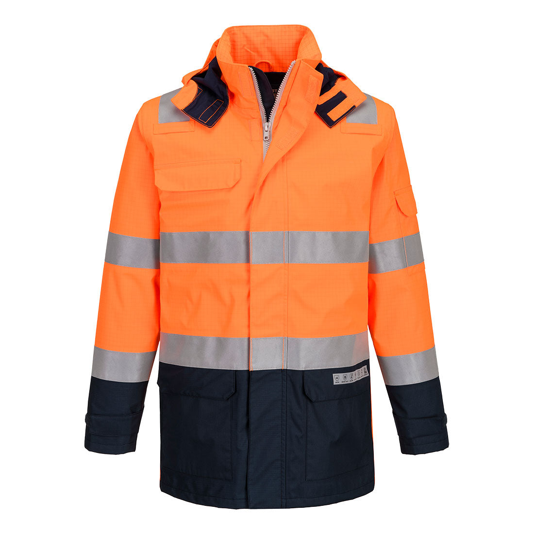 FR605ONR - Chaqueta Bizflame Rain+ Hi-Vis Light Arc