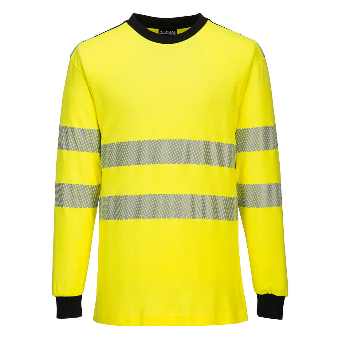 FR701YBR - PW3 Modaflame Knit Hi-Vis FR Long Sleeve T-Shirt