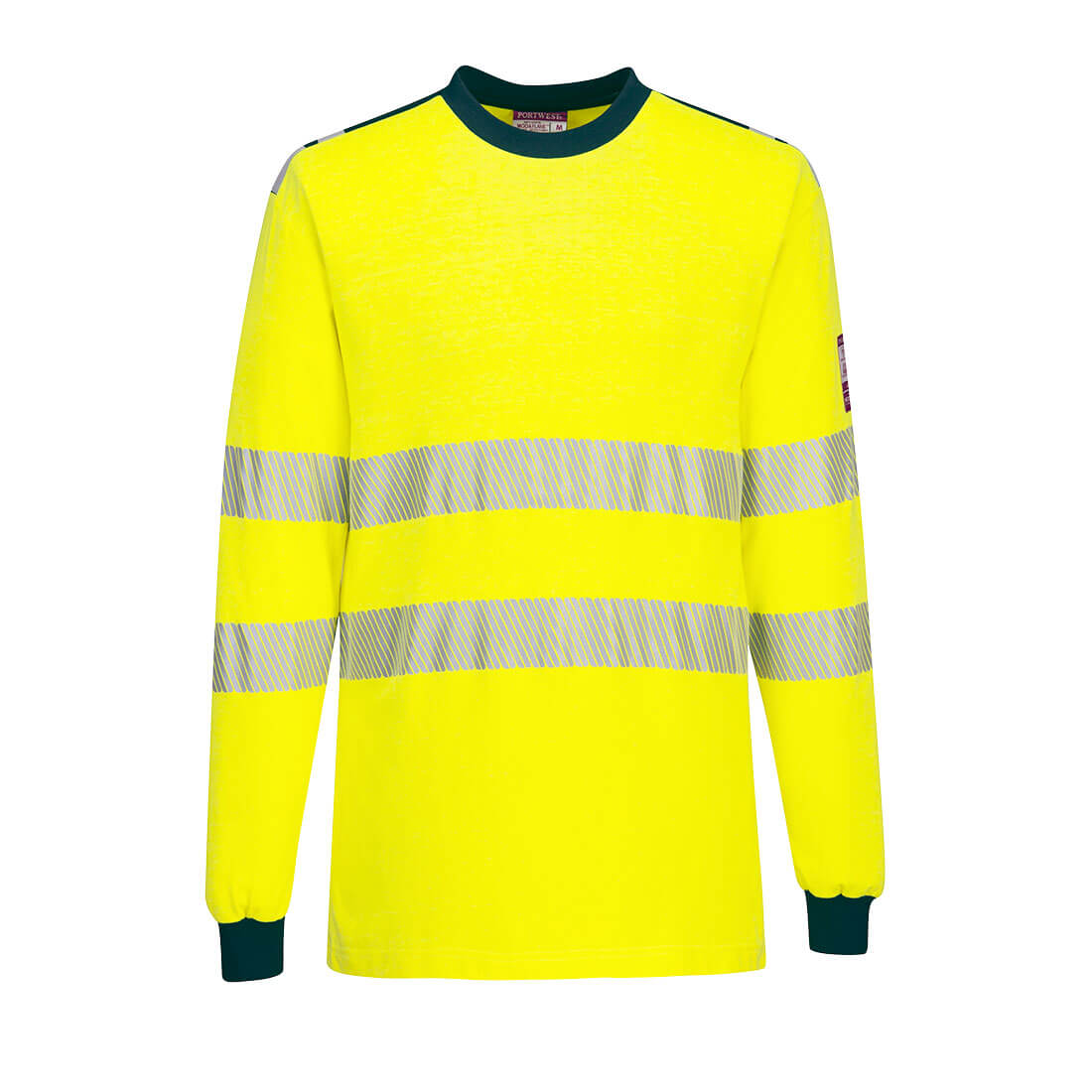 FR701YNR - PW3 Modaflame Knit Hi-Vis FR Long Sleeve T-Shirt