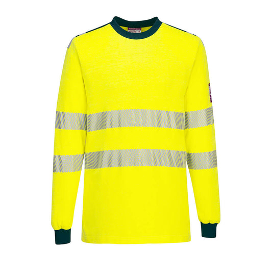 FR701YNR - PW3 Modaflame Knit Hi-Vis FR Long Sleeve T-Shirt