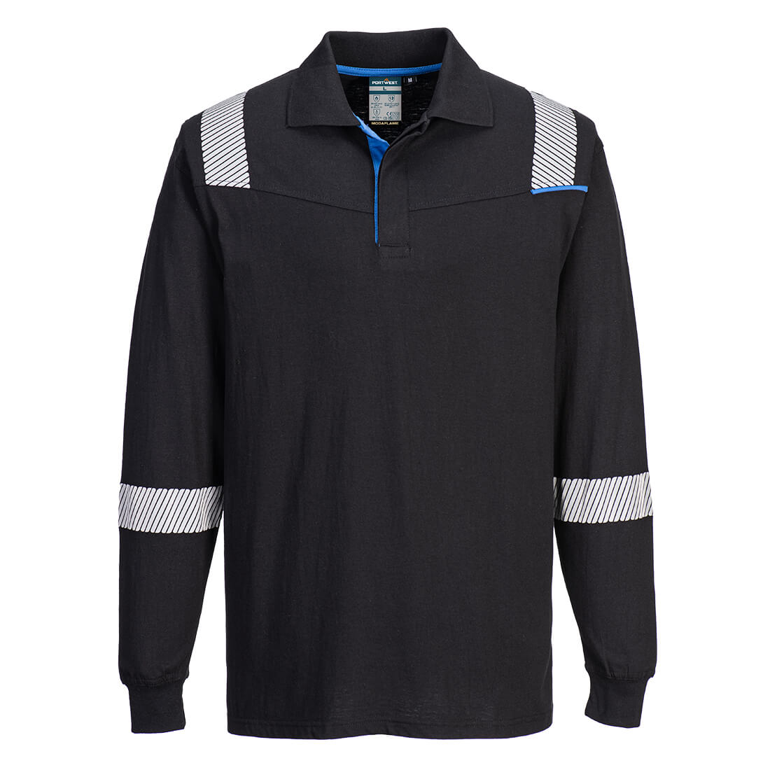 FR711BKR – WX3 FR Modaflame Langarm-Poloshirt