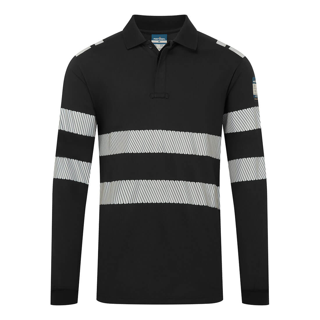 FR733BKR – PW3 FR Modaflame Langarm-Poloshirt