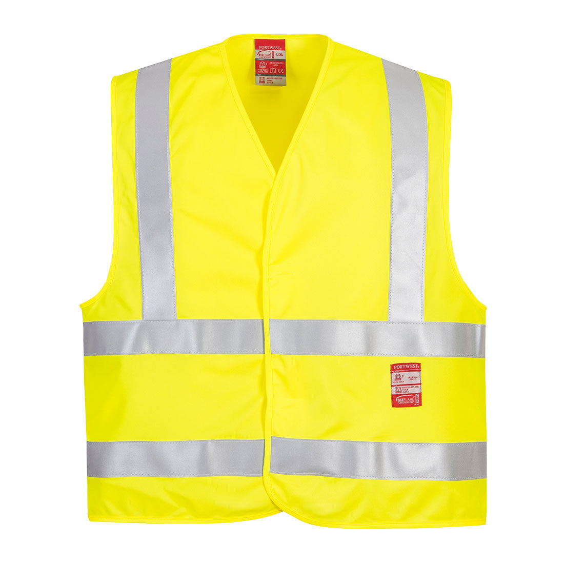 FR75YER - Fireproof Hi-Vis vest