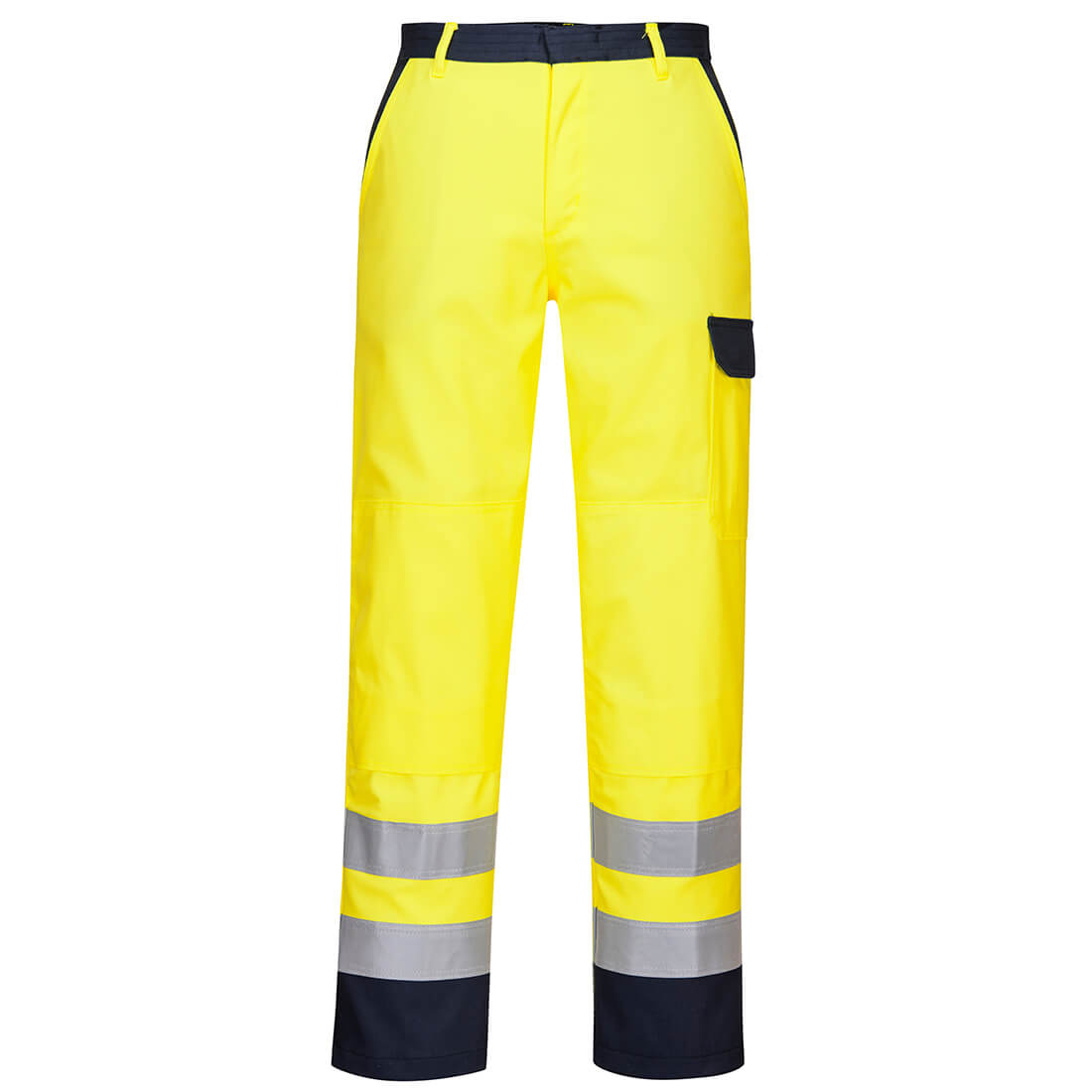 FR92YER - Bizflame Hi-Vis work trousers